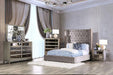 ROSABELLE E.King & Queen Bed, Black, Gray, & Ivory, - Casa Morelos / Coahuila Furniture (Oklahoma City, OK)