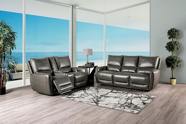 PHINEAS Power Recliner, Gray - Casa Morelos / Coahuila Furniture (Oklahoma City, OK)