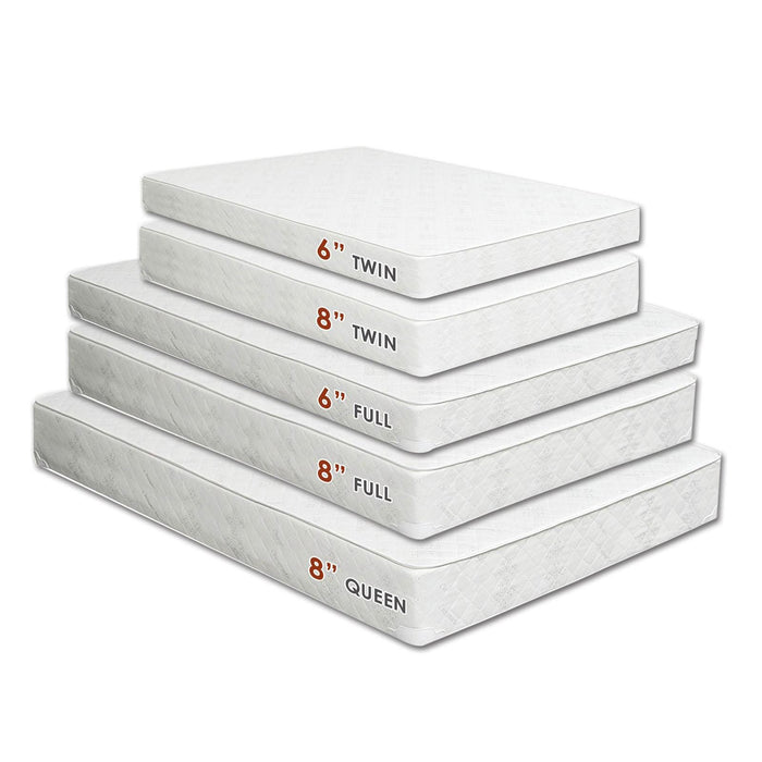 Daisy White 6" Bunkie Board Combo Mattress, Twin - Casa Morelos / Coahuila Furniture (Oklahoma City, OK)