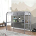 Opal Iii Black & Silver Twin Loft Bed - Casa Morelos / Coahuila Furniture (Oklahoma City, OK)