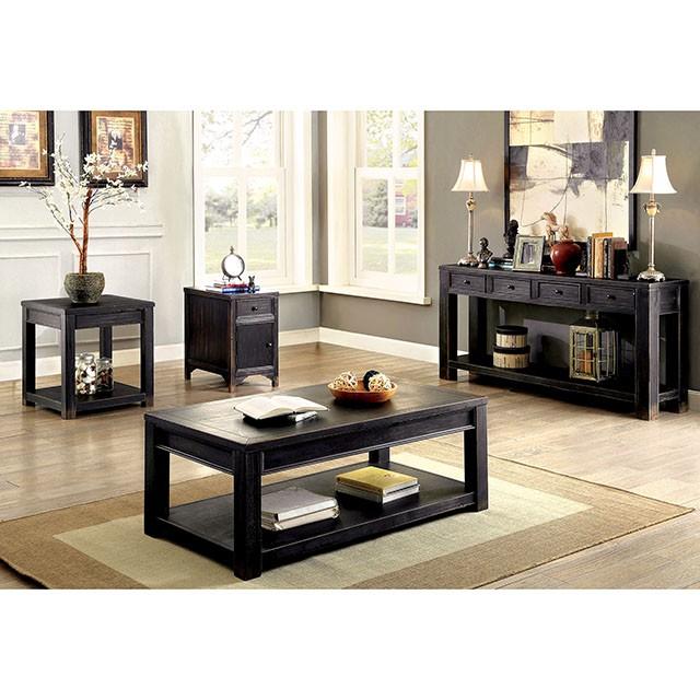 MEADOW Antique Black Side Table - Casa Morelos / Coahuila Furniture (Oklahoma City, OK)