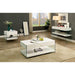 Raya White End Table, White - Casa Morelos / Coahuila Furniture (Oklahoma City, OK)