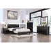 Evans E.King & Cal.King Bed Espressso, White, & Camel - Casa Morelos / Coahuila Furniture (Oklahoma City, OK)