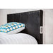 Evans E.King & Cal.King Bed Espressso, White, & Camel - Casa Morelos / Coahuila Furniture (Oklahoma City, OK)