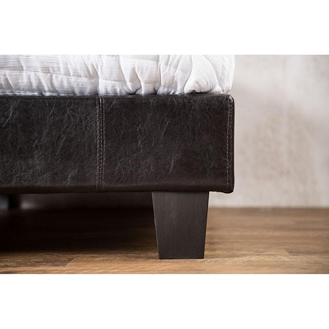 Evans E.King & Cal.King Bed Espressso, White, & Camel - Casa Morelos / Coahuila Furniture (Oklahoma City, OK)