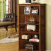 Valencia I Antique Oak Media Shelf - Casa Morelos / Coahuila Furniture (Oklahoma City, OK)