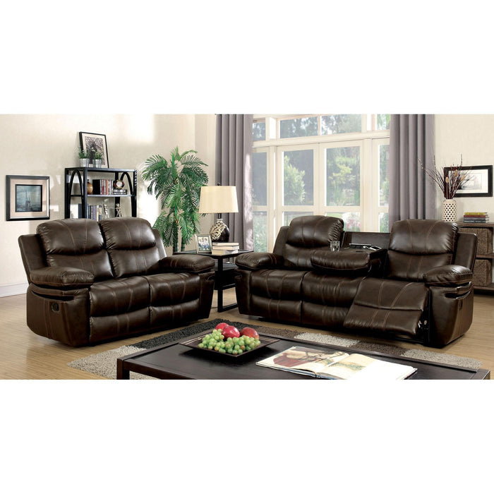 Listowel Brown Love Seat - Casa Morelos / Coahuila Furniture (Oklahoma City, OK)
