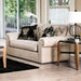 Parshall Beige W/ Gold Highlights Love Seat - Casa Morelos / Coahuila Furniture (Oklahoma City, OK)