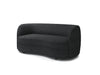 VERSOIX Loveseat, Black - Casa Morelos / Coahuila Furniture (Oklahoma City, OK)