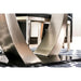 NOVA Silver/Black Dining Table - Casa Morelos / Coahuila Furniture (Oklahoma City, OK)