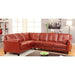 PEEVER Mahogany Red Sectional, Mahogany Red (K/D) - Casa Morelos / Coahuila Furniture (Oklahoma City, OK)