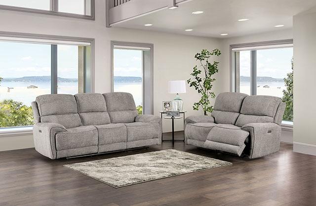MORCOTE Power Recliner, Light Gray - Casa Morelos / Coahuila Furniture (Oklahoma City, OK)