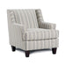 PORTHCAWL Accent Chair, Stripe - Casa Morelos / Coahuila Furniture (Oklahoma City, OK)