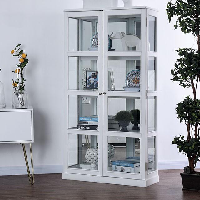 Vilas White Curio Cabinet - Casa Morelos / Coahuila Furniture (Oklahoma City, OK)