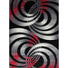 Serang Gray/Red 5' X 7' Area Rug - Casa Morelos / Coahuila Furniture (Oklahoma City, OK)