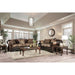 Newdale Brown/Gold Sofa - Casa Morelos / Coahuila Furniture (Oklahoma City, OK)