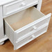 OLIVIA White Night Stand - Casa Morelos / Coahuila Furniture (Oklahoma City, OK)