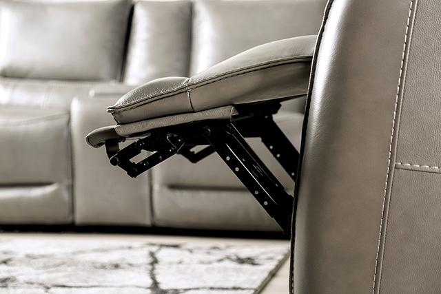 PHINEAS Power Recliner, Gray - Casa Morelos / Coahuila Furniture (Oklahoma City, OK)