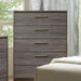 MANVEL Two-Tone Antique Gray Chest - Casa Morelos / Coahuila Furniture (Oklahoma City, OK)