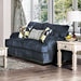 Jayda Navy Love Seat - Casa Morelos / Coahuila Furniture (Oklahoma City, OK)