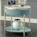 KOBLENZ End Table, Light Teal - Casa Morelos / Coahuila Furniture (Oklahoma City, OK)
