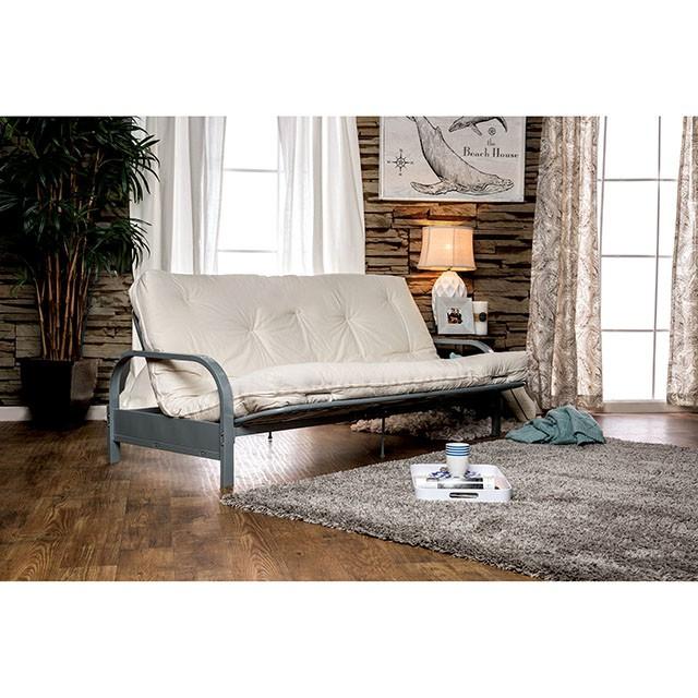 KNOX White 8" White Futon Mattress w/ Inner Spring - Casa Morelos / Coahuila Furniture (Oklahoma City, OK)
