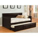 SAHARA Espresso Daybed w/ Twin Trundle, Espresso - Casa Morelos / Coahuila Furniture (Oklahoma City, OK)