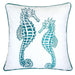 Terrie Teal 20" X 20" Pillow, Teal - Casa Morelos / Coahuila Furniture (Oklahoma City, OK)