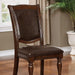 Alpena Brown Cherry/Espresso Arm Chair & Side Chair (2/CTN) - Casa Morelos / Coahuila Furniture (Oklahoma City, OK)