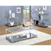 Ludvig Chrome/Clear Coffee Table - Casa Morelos / Coahuila Furniture (Oklahoma City, OK)