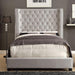 ROSABELLE E.King & Queen Bed, Black, Gray, & Ivory, - Casa Morelos / Coahuila Furniture (Oklahoma City, OK)
