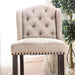 SANIA Bar Ht. Wingback Chair (2/CTN) - Casa Morelos / Coahuila Furniture (Oklahoma City, OK)