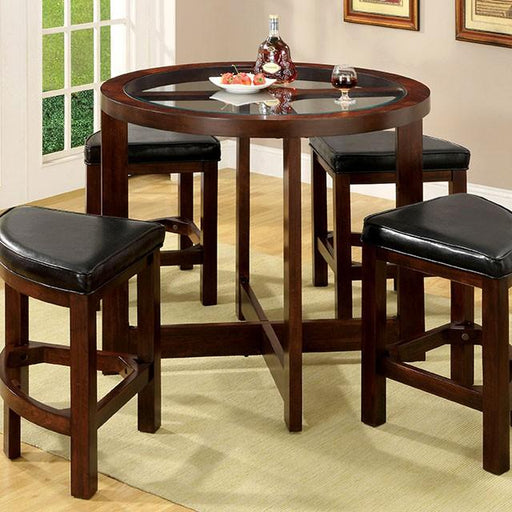 Crystal Cove 5 Pc. Counter Ht. Table Set - Casa Morelos / Coahuila Furniture (Oklahoma City, OK)