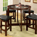 Crystal Cove 5 Pc. Counter Ht. Table Set - Casa Morelos / Coahuila Furniture (Oklahoma City, OK)