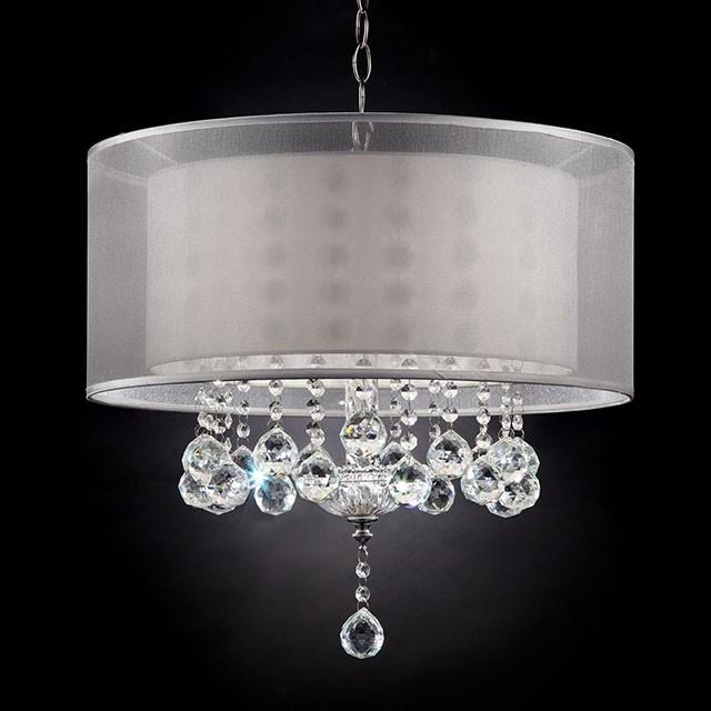 19"H Ceiling Lamp, Hanging Crystal - Casa Morelos / Coahuila Furniture (Oklahoma City, OK)