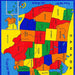 ABBEY Us Map 5' X 8' Area Rug - Casa Morelos / Coahuila Furniture (Oklahoma City, OK)