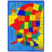 ABBEY Us Map 5' X 8' Area Rug - Casa Morelos / Coahuila Furniture (Oklahoma City, OK)