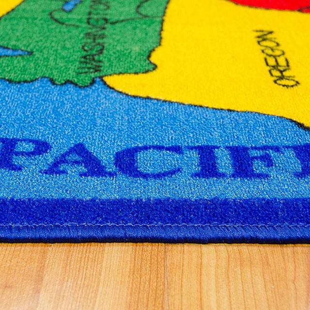 ABBEY Us Map 5' X 8' Area Rug - Casa Morelos / Coahuila Furniture (Oklahoma City, OK)