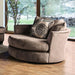 Bonaventura Brown Swivel Chair - Casa Morelos / Coahuila Furniture (Oklahoma City, OK)
