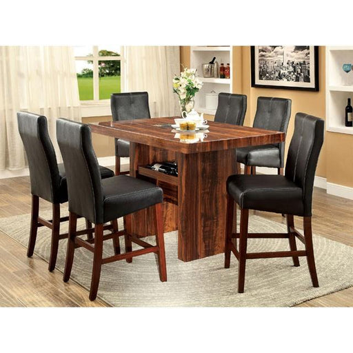 BONNEVILLE II Brown Cherry Counter Ht. Table - Casa Morelos / Coahuila Furniture (Oklahoma City, OK)