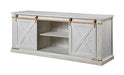 BORREGO TV Stand, Antique White - Casa Morelos / Coahuila Furniture (Oklahoma City, OK)