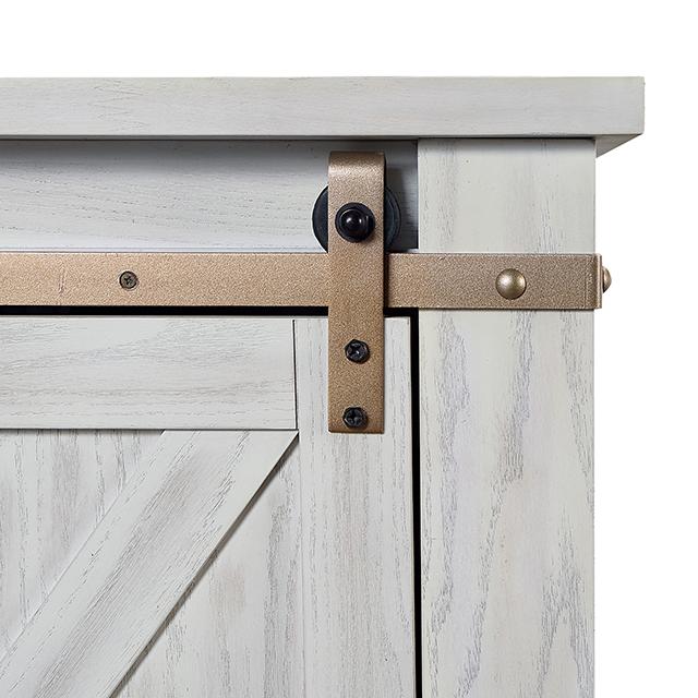 BORREGO TV Stand, Antique White - Casa Morelos / Coahuila Furniture (Oklahoma City, OK)