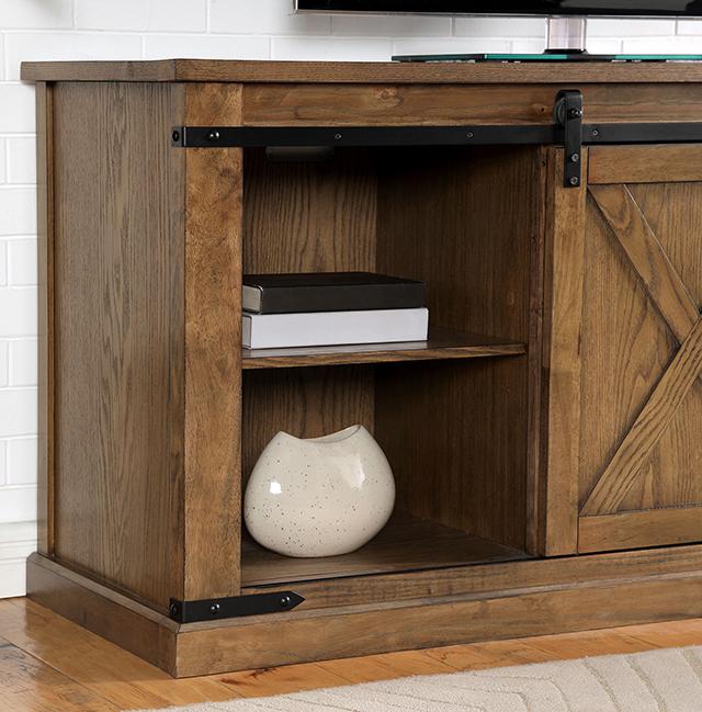 BORREGO TV Stand, Dark Oak - Casa Morelos / Coahuila Furniture (Oklahoma City, OK)
