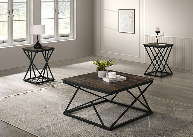 Borup 3 Pc. Table Set Brown - Casa Morelos / Coahuila Furniture (Oklahoma City, OK)