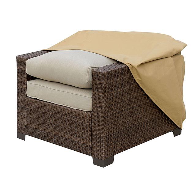 BOYLE Light Brown Dust Cover for Chair - Casa Morelos / Coahuila Furniture (Oklahoma City, OK)