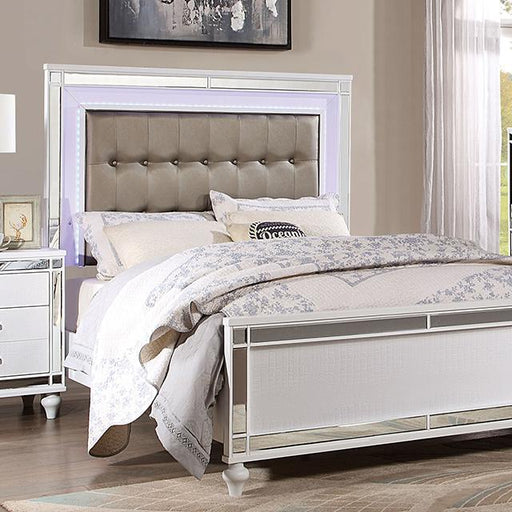 BRACHIUM Cal.King Bed, White - Casa Morelos / Coahuila Furniture (Oklahoma City, OK)