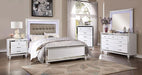 Brachium Bed White & Silver - Casa Morelos / Coahuila Furniture (Oklahoma City, OK)