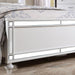 Brachium Bed White & Silver - Casa Morelos / Coahuila Furniture (Oklahoma City, OK)