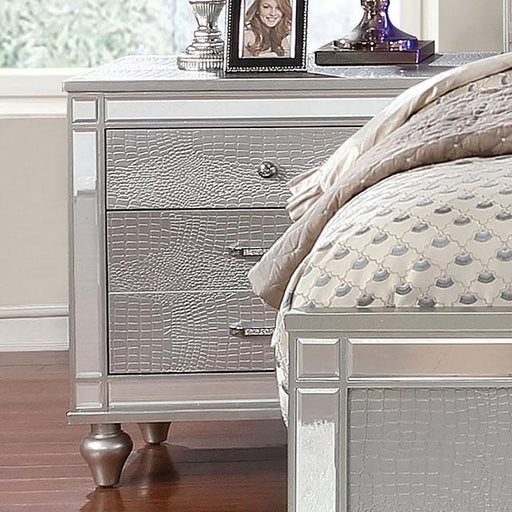 Brachium Silver Night Stand - Casa Morelos / Coahuila Furniture (Oklahoma City, OK)