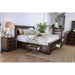 Brandt Brown Cherry Cal.King, E.King & Queen Bed - Casa Morelos / Coahuila Furniture (Oklahoma City, OK)